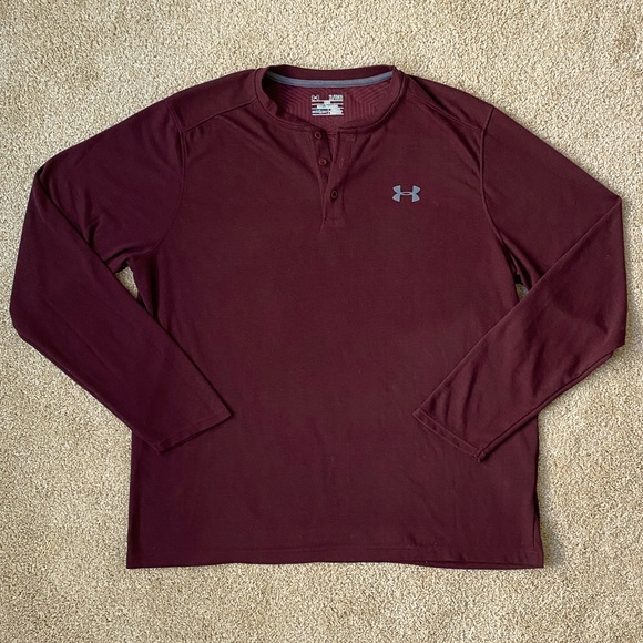 maroon under armour long sleeve